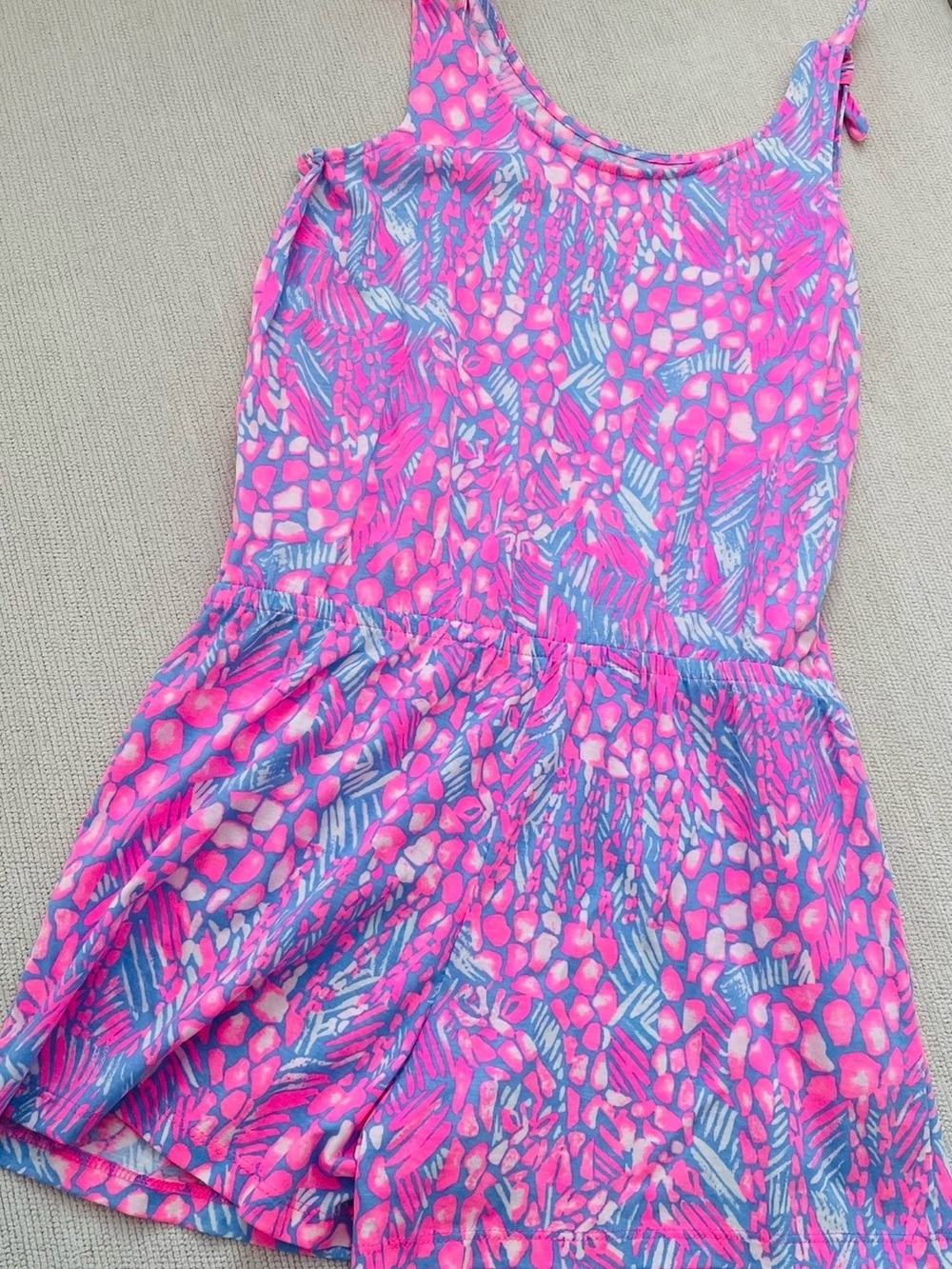 Gorgeous Lily Pulitzer Girls Size XL 12/14 Romper NWOT